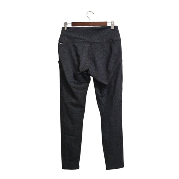 Fabletics High Waisted Side Pockets 7/8 Leggings In Charcoal Sz L - Picture 6 of 8